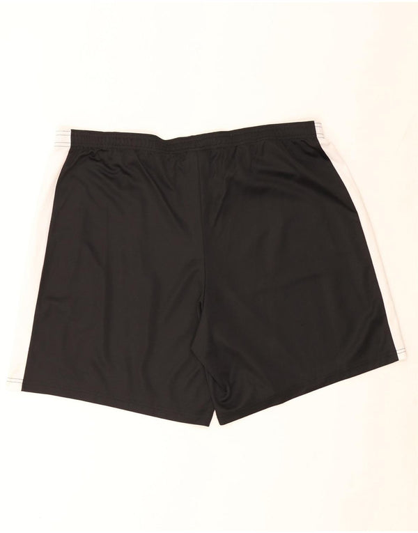 Męskie spodenki sportowe Nike Dri Fit Slim 2XL, czarny poliester z blokami kolorów