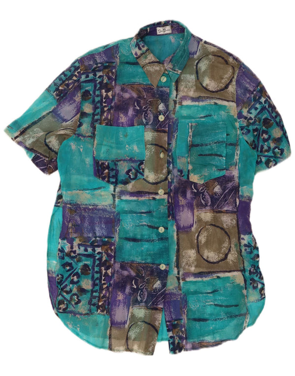 BETTY BARCLAY Womens Longline Shirt Blouse UK 16 Large  Multicoloured