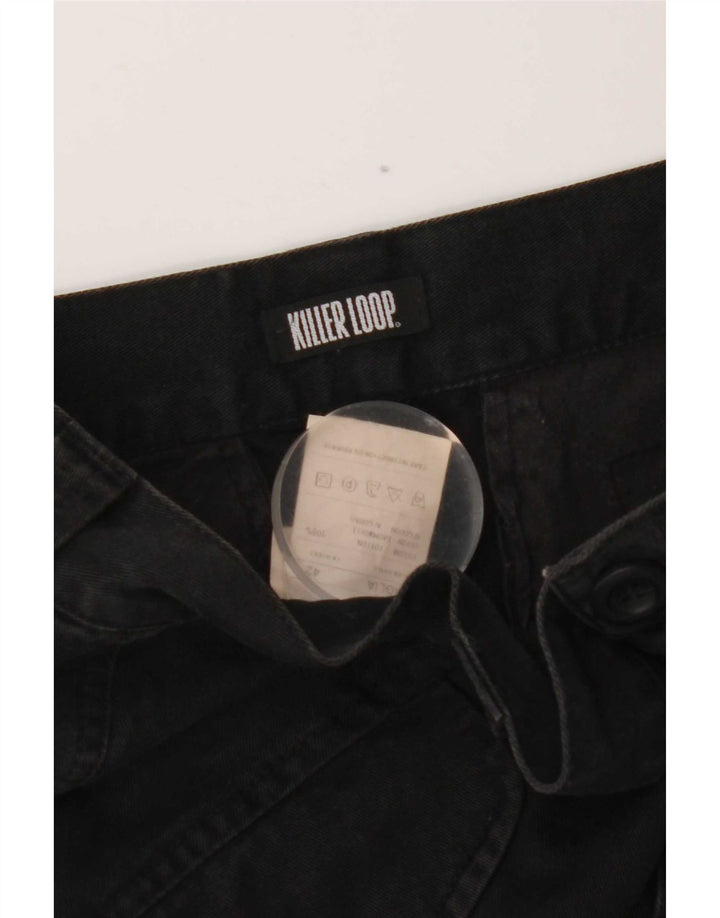 Damskie joggery Killer Loop Straight Jeans IT 42 Medium W28 L33 Czarna bawełna