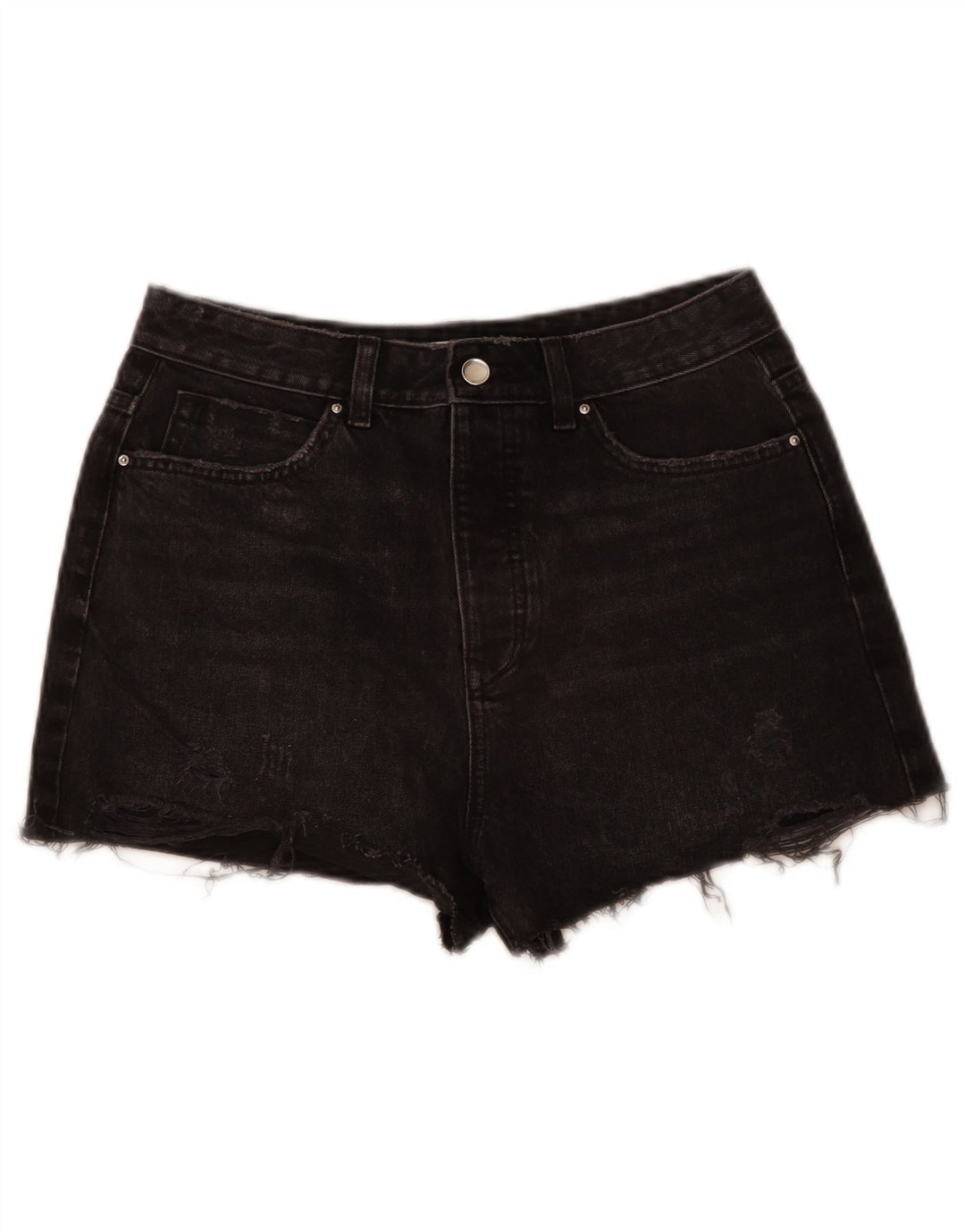 Damskie spodenki jeansowe Zara EU 40 Medium W30 Szara bawełna