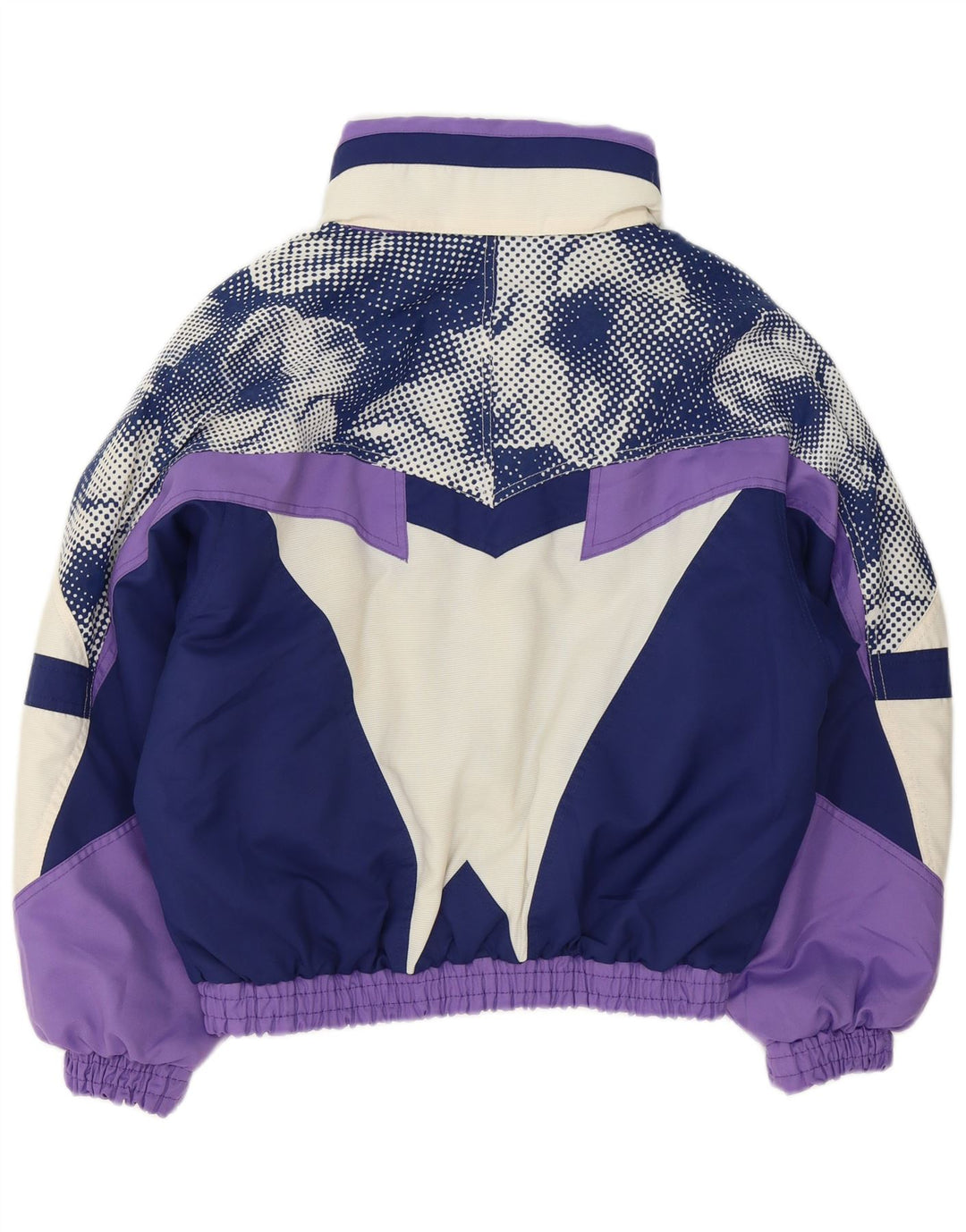Damska kurtka narciarska Fila Loose Fit IT 42 Średni fioletowy poliester Retro