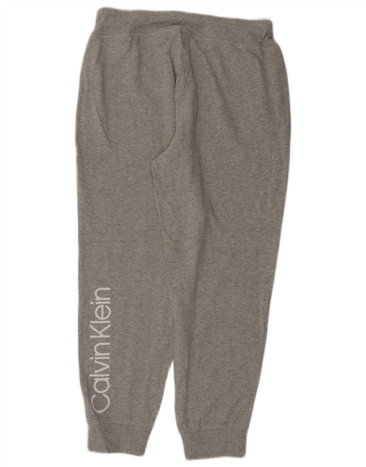 Damskie spodnie dresowe Calvin Klein Graphic Joggers UK 14, duże, szare