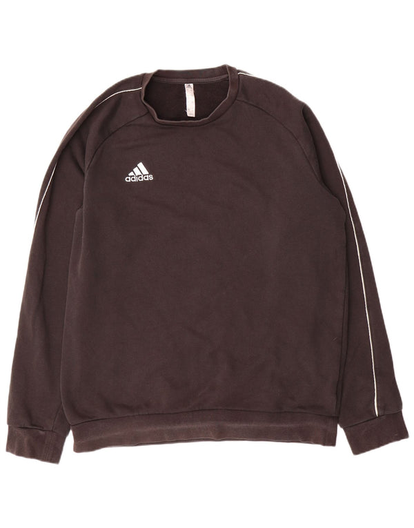 Adidas Męska Bluza Sweter Duża Czarna Bawełna