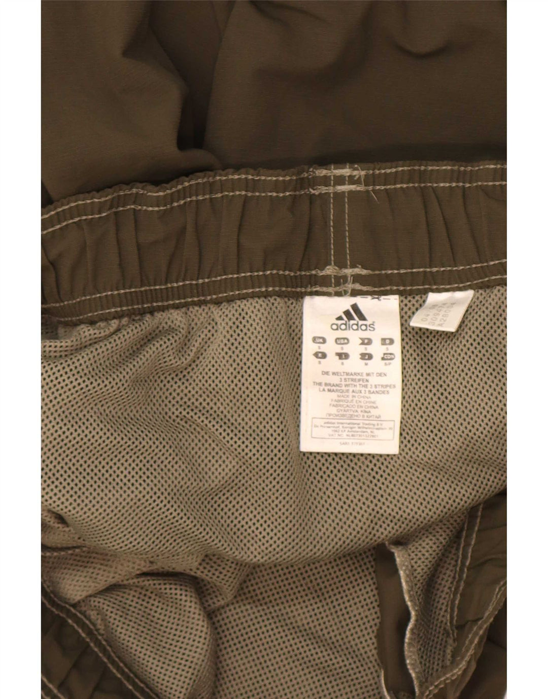 Męskie spodenki kąpielowe Adidas Graphic, małe, khaki, poliamid