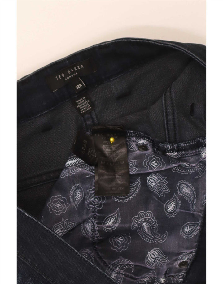 Jeansy męskie Ted Baker W32 L31 Granatowe, bawełniane