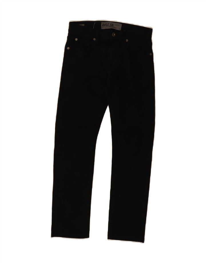 RIFLE Womens Slim Jeans W28 L30 Black Vintage Rifle and Second-Hand Rifle from Messina Hembry 