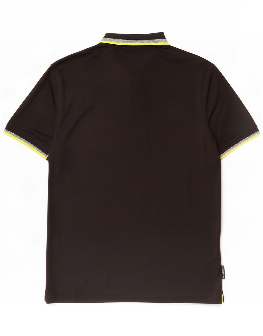 Dkny Męska koszulka polo do golfa, duża, czarna, poliestrowa