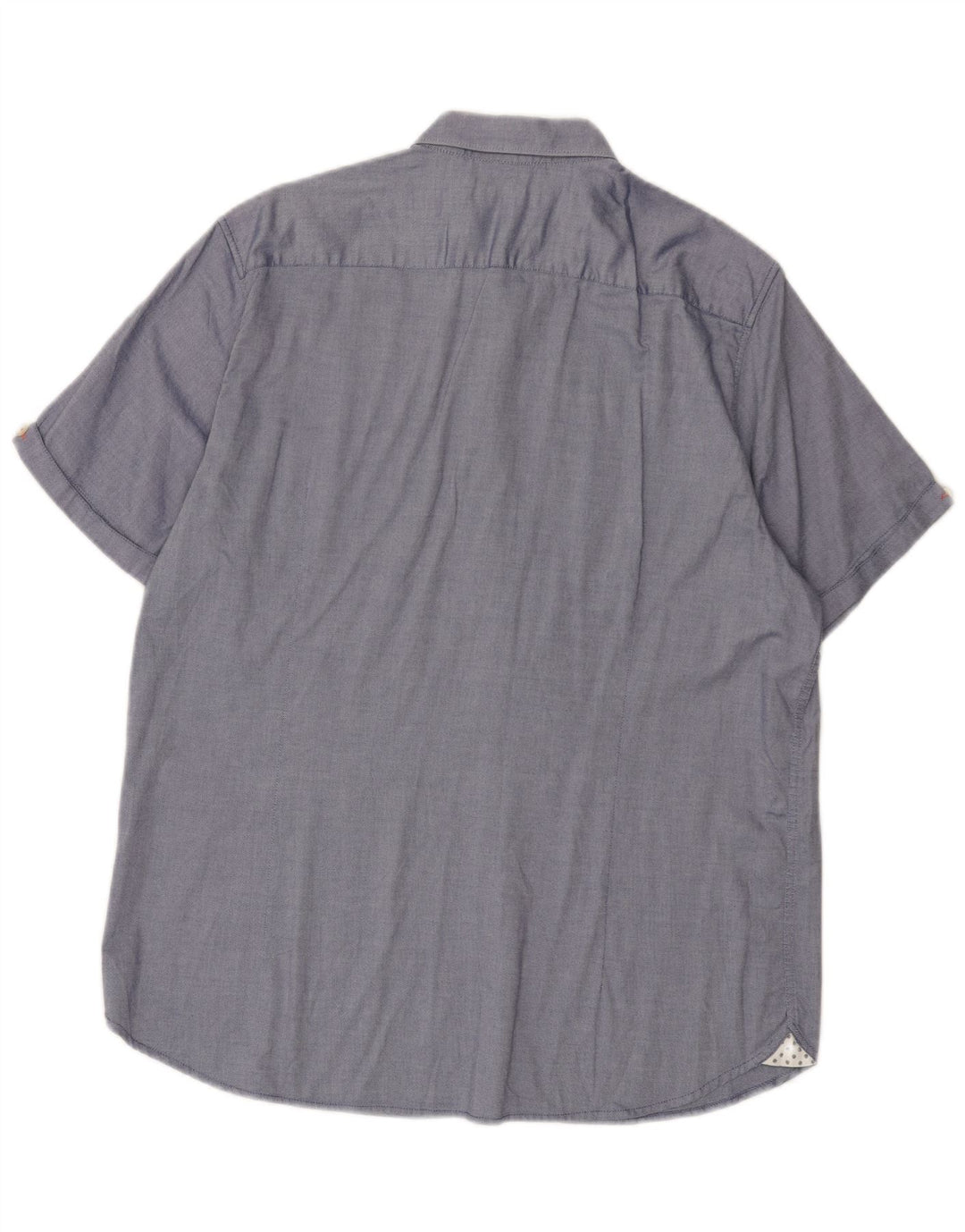Koszula męska z krótkim rękawem TED BAKER, rozmiar 5, XL, niebieska