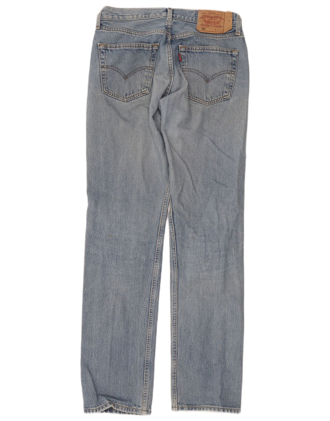 Męskie jeansy Levi's 501 Straight W32 L34 Niebieskie bawełniane