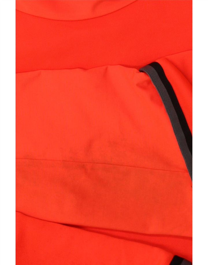 Męska koszulka ADIDAS FC Bayern Munchen z długim rękawem, średni pomarańczowy poliester