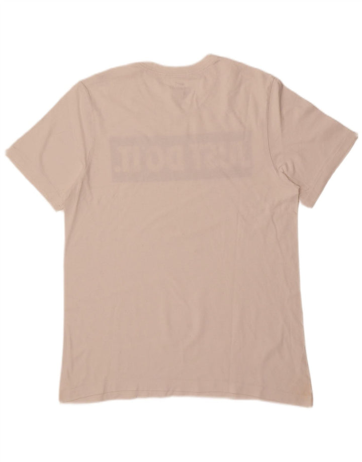 Męski T-shirt Nike z grafiką, średni biały