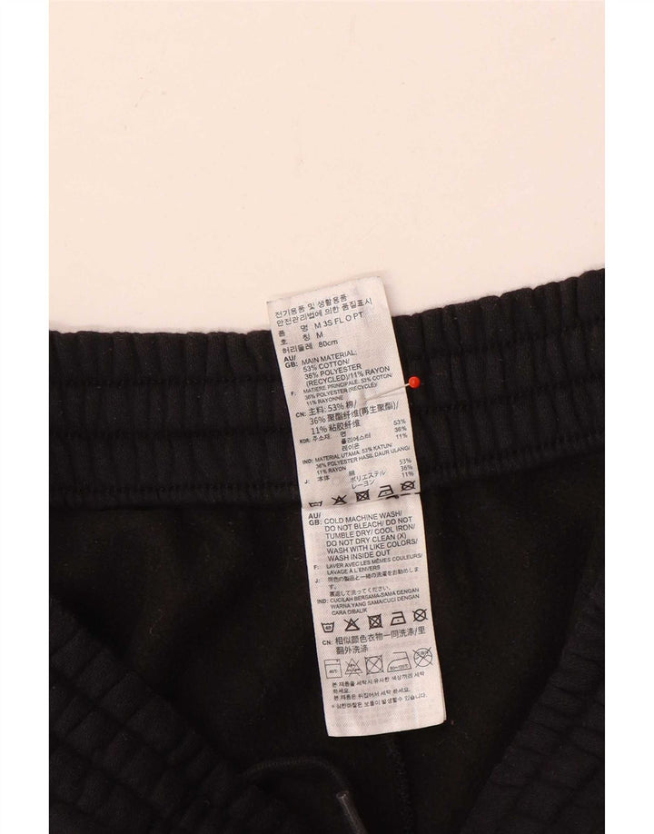 Męskie spodnie dresowe Adidas, małe, czarne, bawełniane
