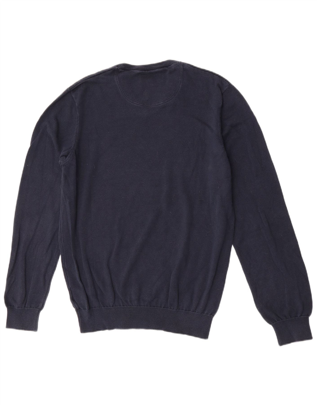 Lacoste Męski sweter z dekoltem w kształcie litery V, rozmiar 4, średni granatowy, bawełniany