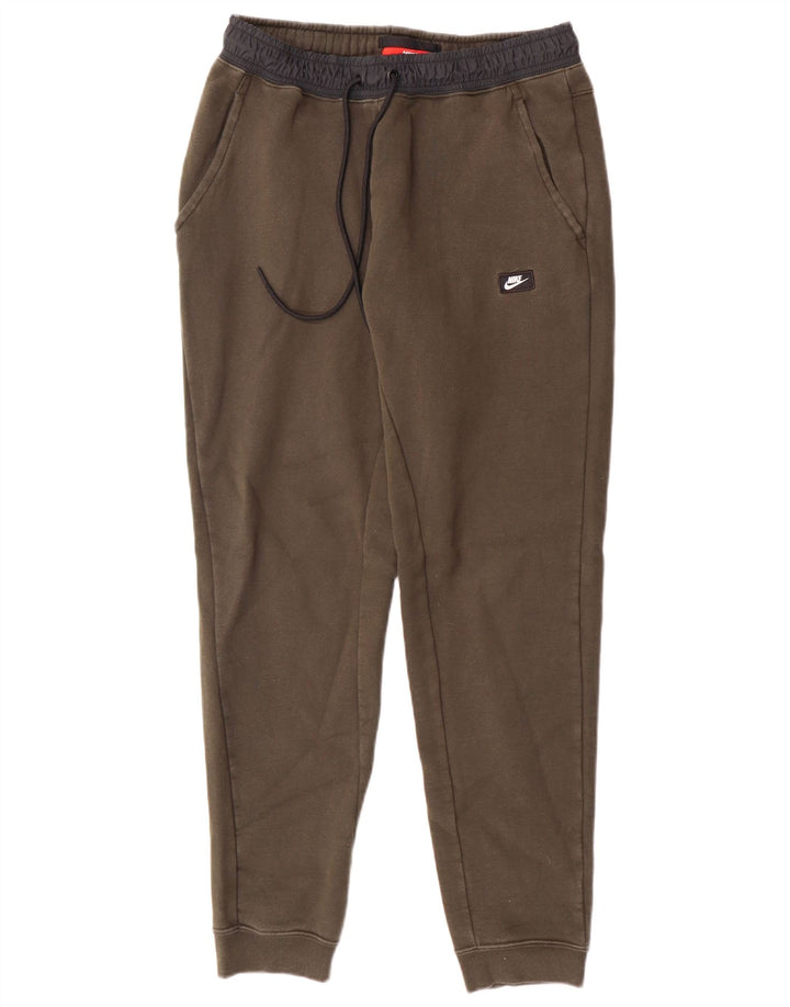 Damskie spodnie dresowe Nike Joggers, średnia bawełna khaki