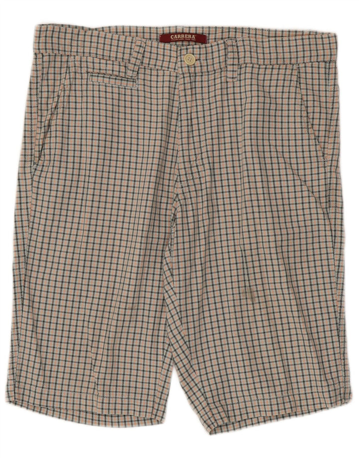Męskie spodenki chino Carrera IT 50 Large W34 wielobarwna bawełniana kratka