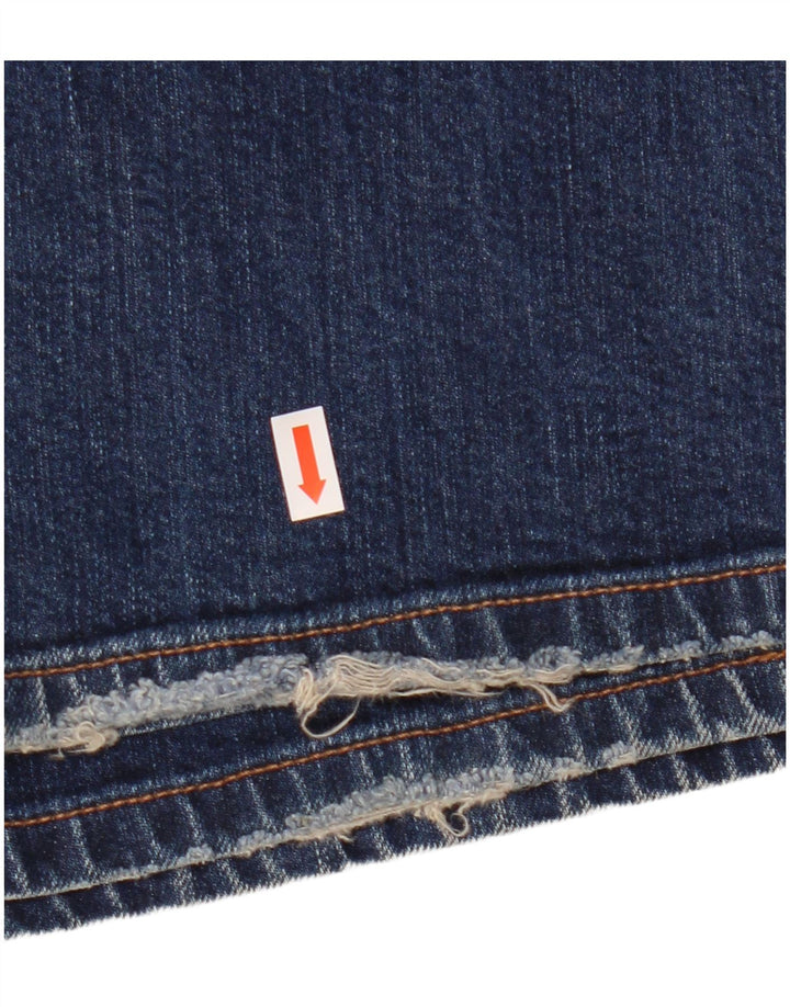 Damskie jeansy Levi's 544 Flared W28 L32 Granatowa bawełna