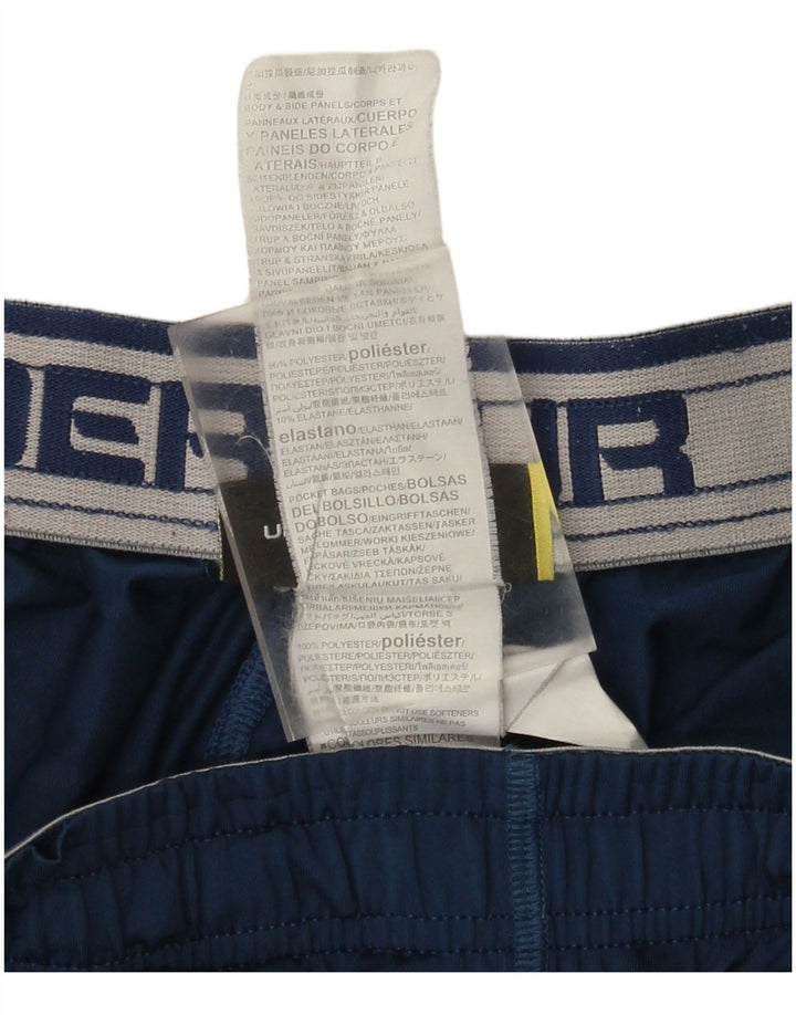 Męskie spodenki sportowe Under Armour 2XL, granatowy, poliester z blokami kolorów