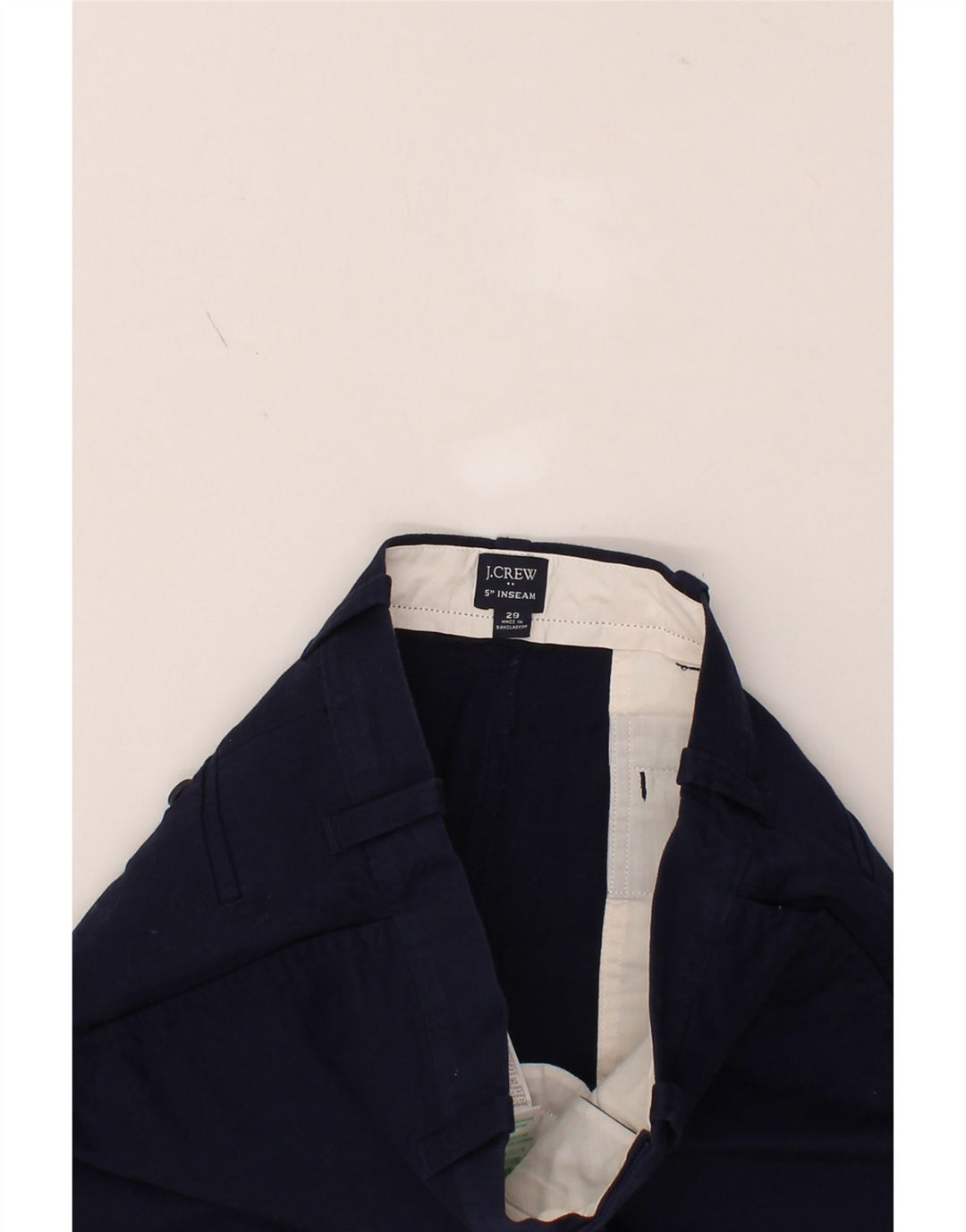 J. CREW Womens Chino Shorts  W29 Medium  Navy Blue Cotton Vintage J. Crew and Second-Hand J. Crew from Messina Hembry 