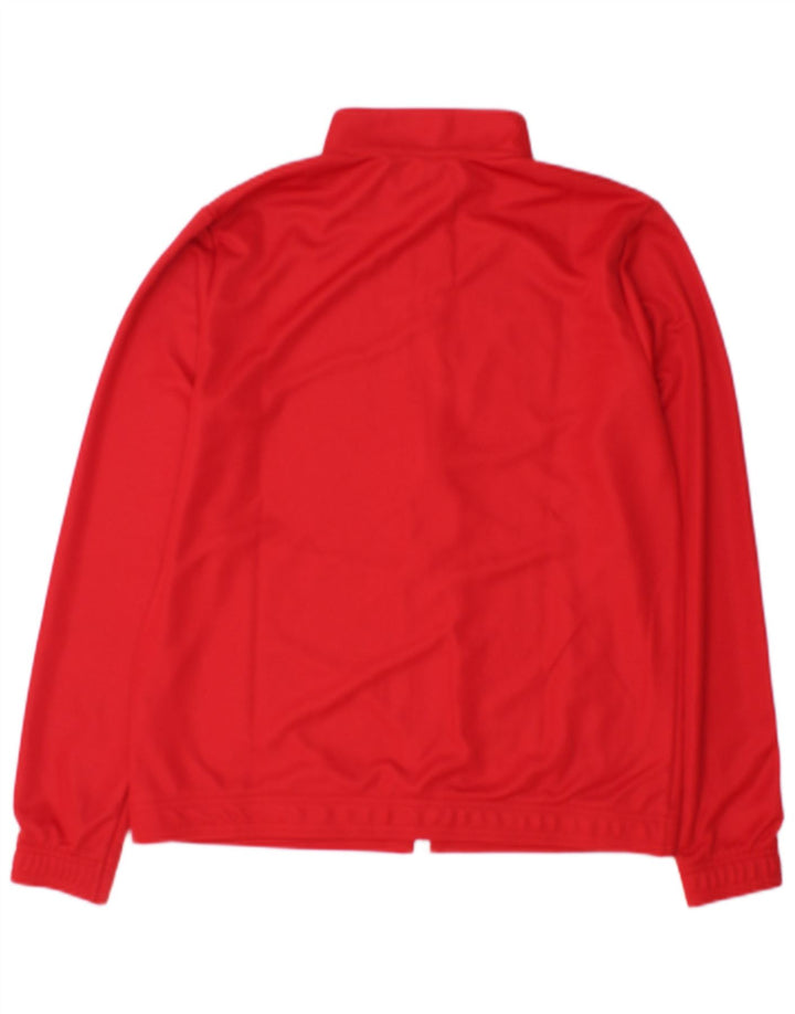 Damska kurtka dresowa Adidas UK 16/18, duża, czerwona, poliester