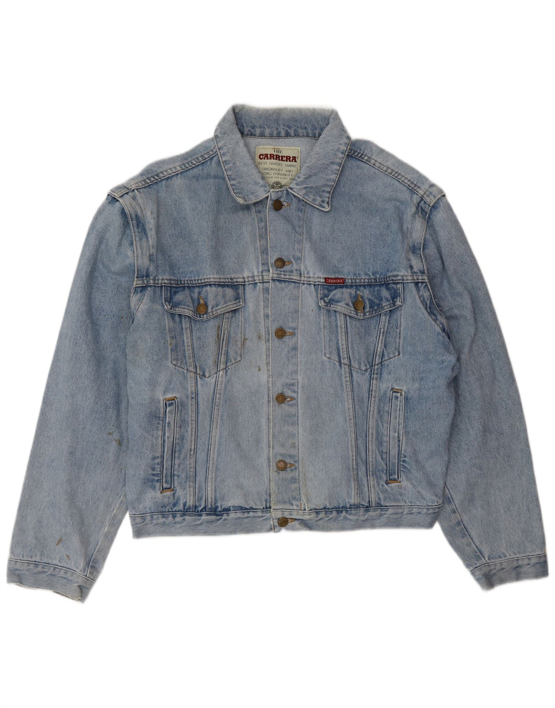 Męska kurtka dżinsowa CARRERA UK 40, duża niebieska