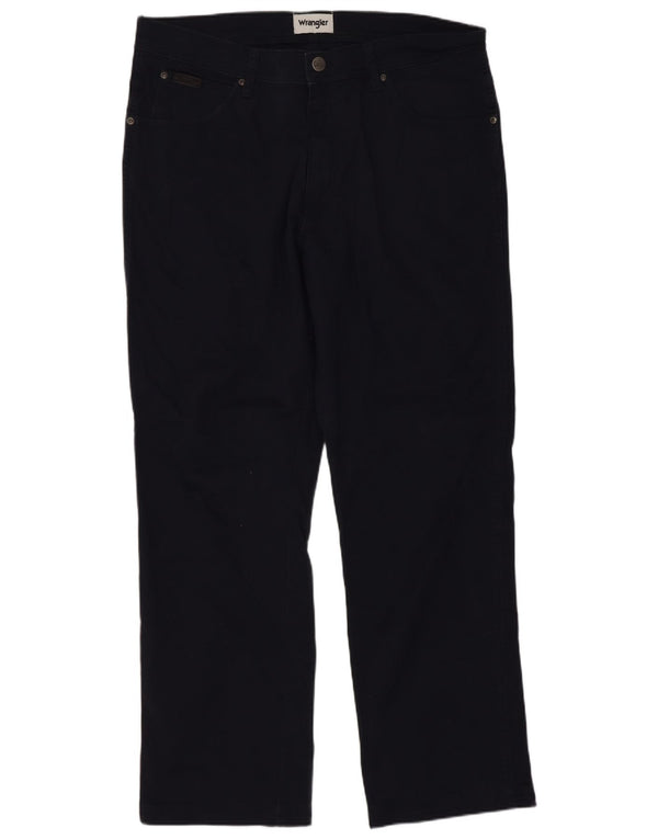 Męskie jeansy Wrangler Texas Straight W34 L28 Granatowe, bawełniane