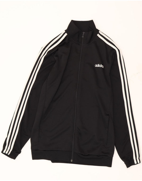 Adidas Męska kurtka dresowa UK 42/44, duża, czarna, poliester
