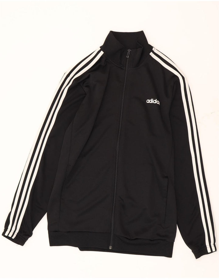 Adidas Męska kurtka dresowa UK 42/44, duża, czarna, poliester