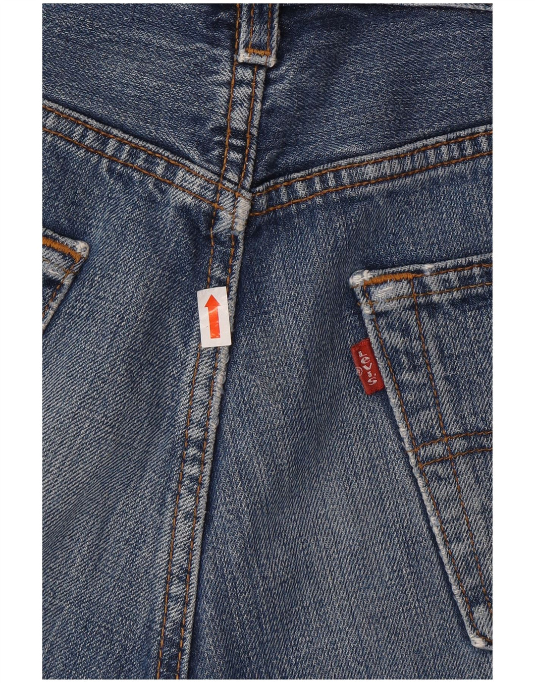 Męskie spodenki jeansowe LEVI'S 501 W33 Średnioniebieskie, bawełniane