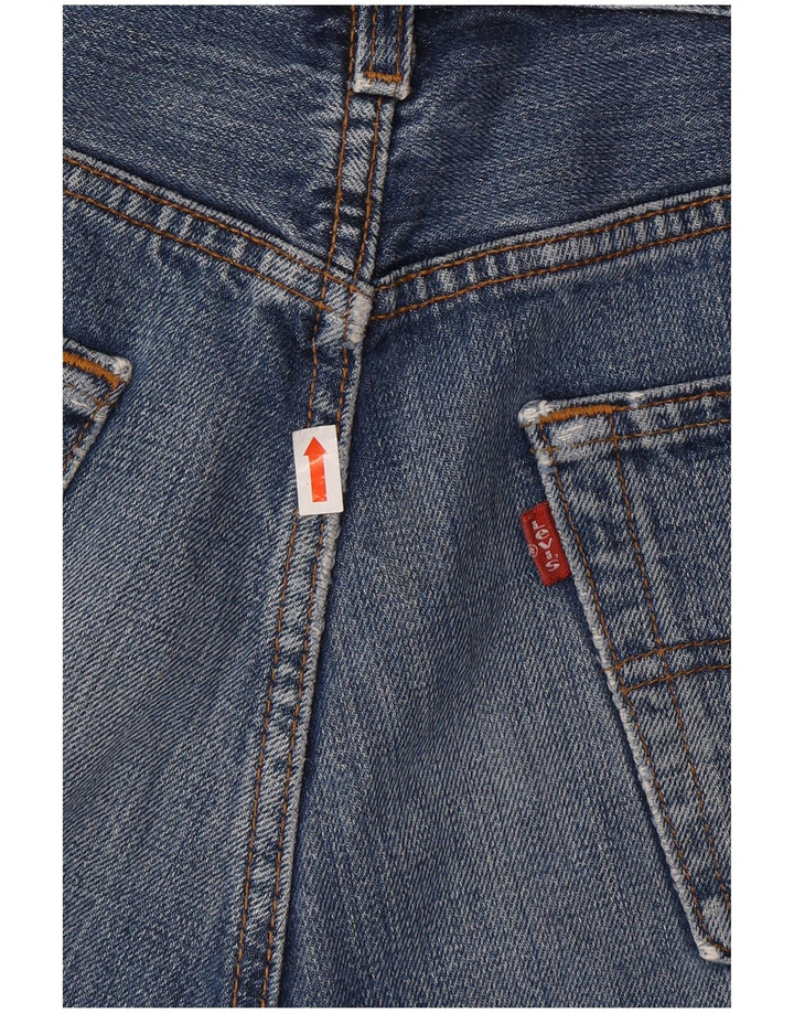 Męskie spodenki jeansowe LEVI'S 501 W33 Średnioniebieskie, bawełniane