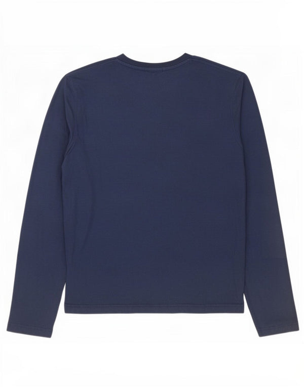 Lee Mens Graphic Top Long Sleeve Medium Navy Blue Cotton