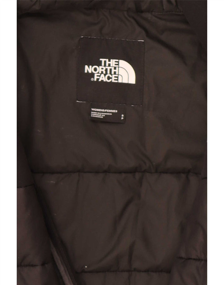 Damska wyściełana kurtka z kapturem The North Face UK 10, mała, czarna, z poliestru