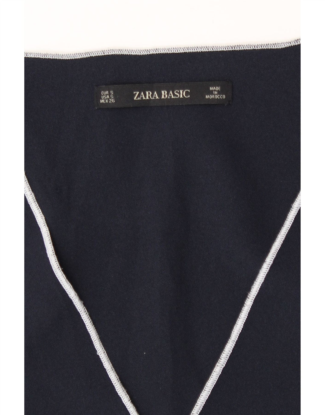 Sukienka damska Zara typu shift UK 10, mała, granatowa