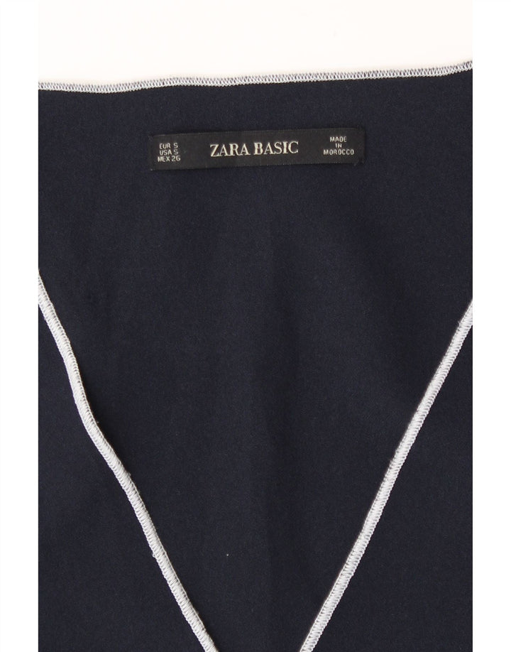 Sukienka damska Zara typu shift UK 10, mała, granatowa