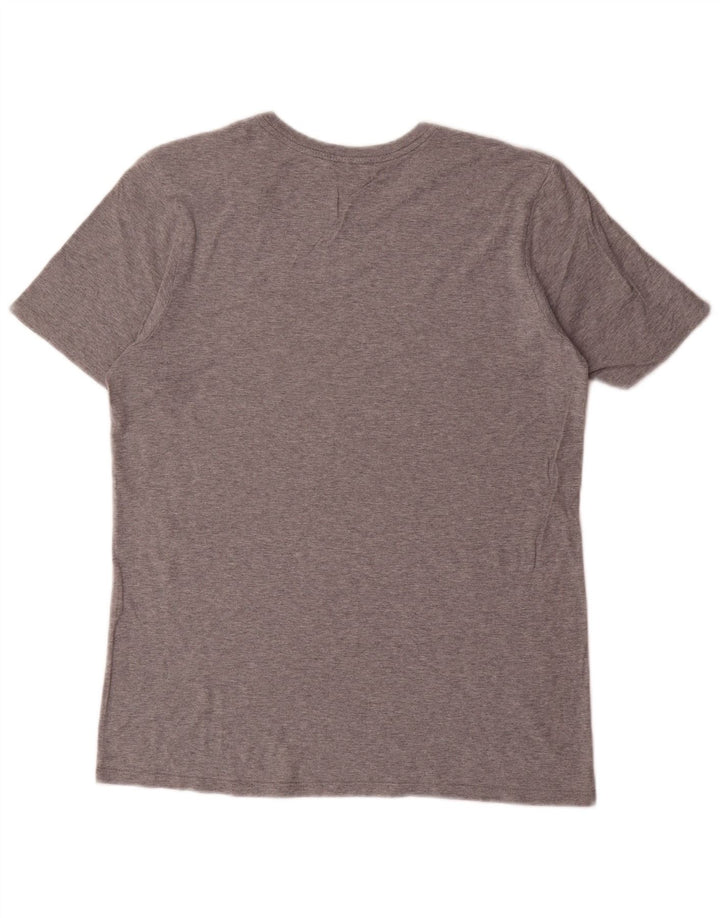 Męski T-shirt Nike o kroju sportowym, średnioszary, bawełniany