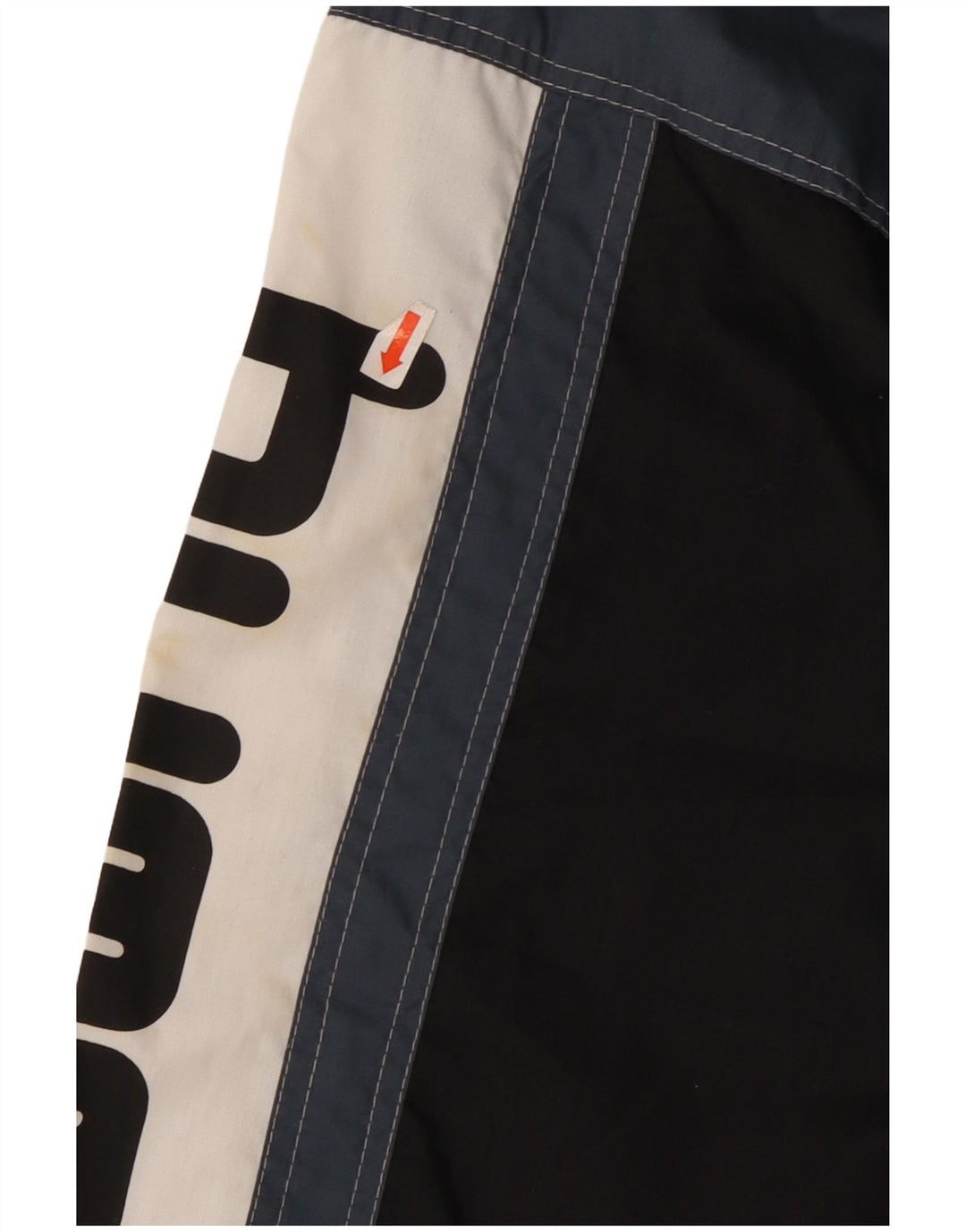 Hummel Męska bluza dresowa z grafiką XL Czarny poliester z blokami kolorów