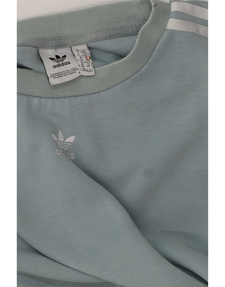 Damska bluza Adidas Jumper UK 10 Small Blue