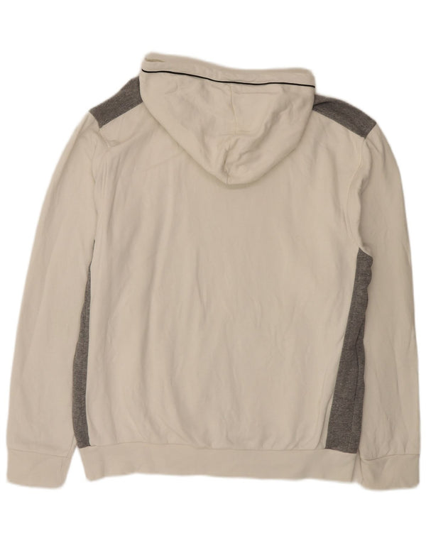 Męski sweter z kapturem Umbro 2XL, bawełna w kolorze złamanej bieli