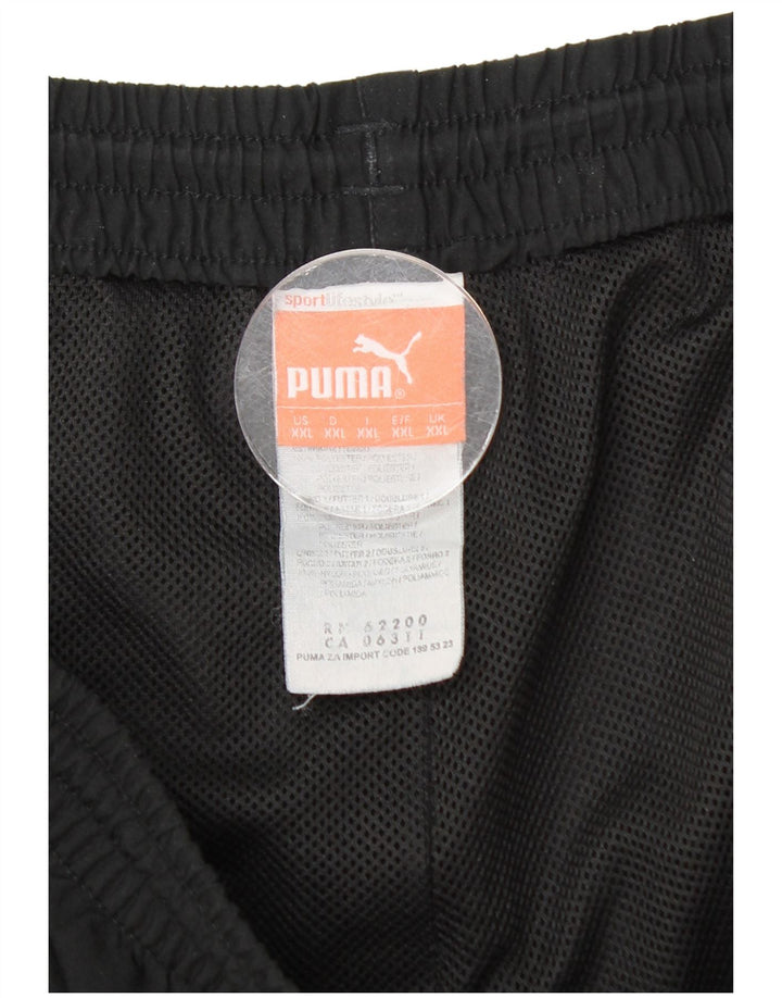 Męskie spodnie dresowe Puma 2XL, czarny poliester