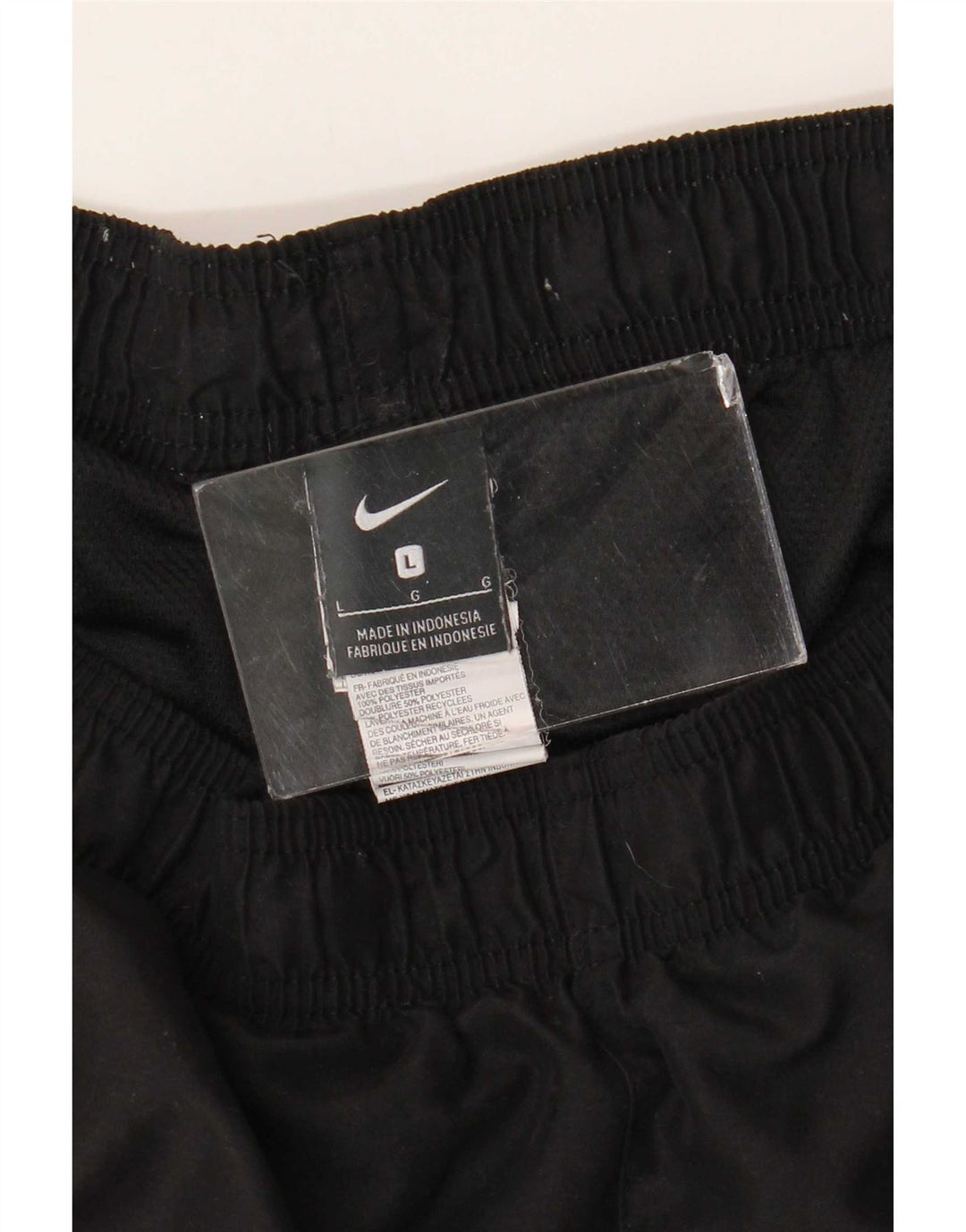 Męskie spodenki sportowe Nike, duże, czarne, poliestrowe