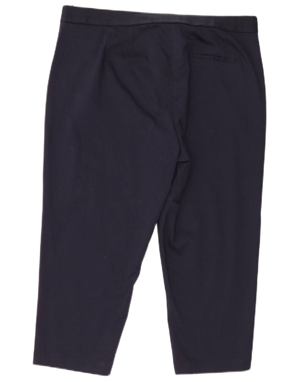 Spodnie Marks & Spencer Damskie The Mia Capri UK 18 XL W40 L22 Granatowe