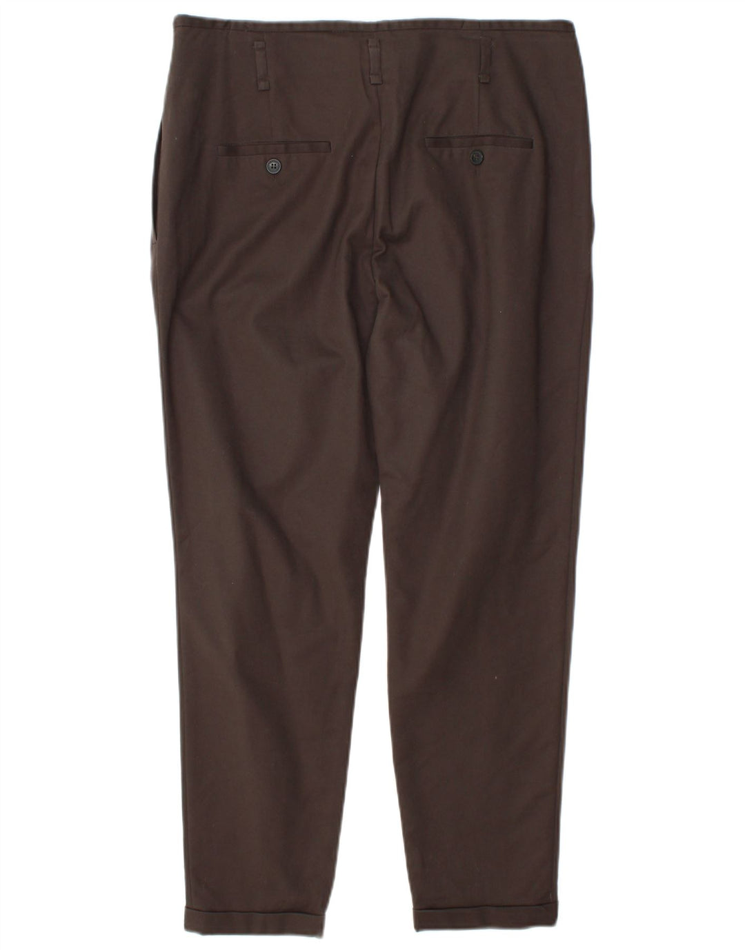 Spodnie damskie Zara Pegged Chino, duże W34 L27, brązowe