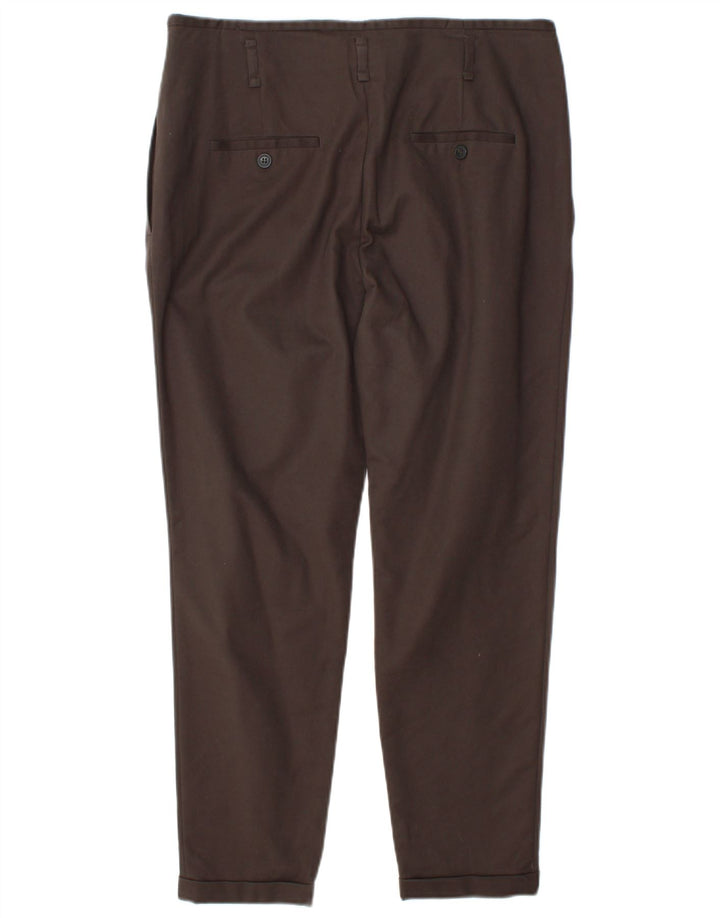 Spodnie damskie Zara Pegged Chino, duże W34 L27, brązowe