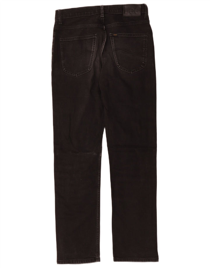 Męskie dżinsy Lee Brooklyn Straight Straight W30 L32 Czarne bawełniane