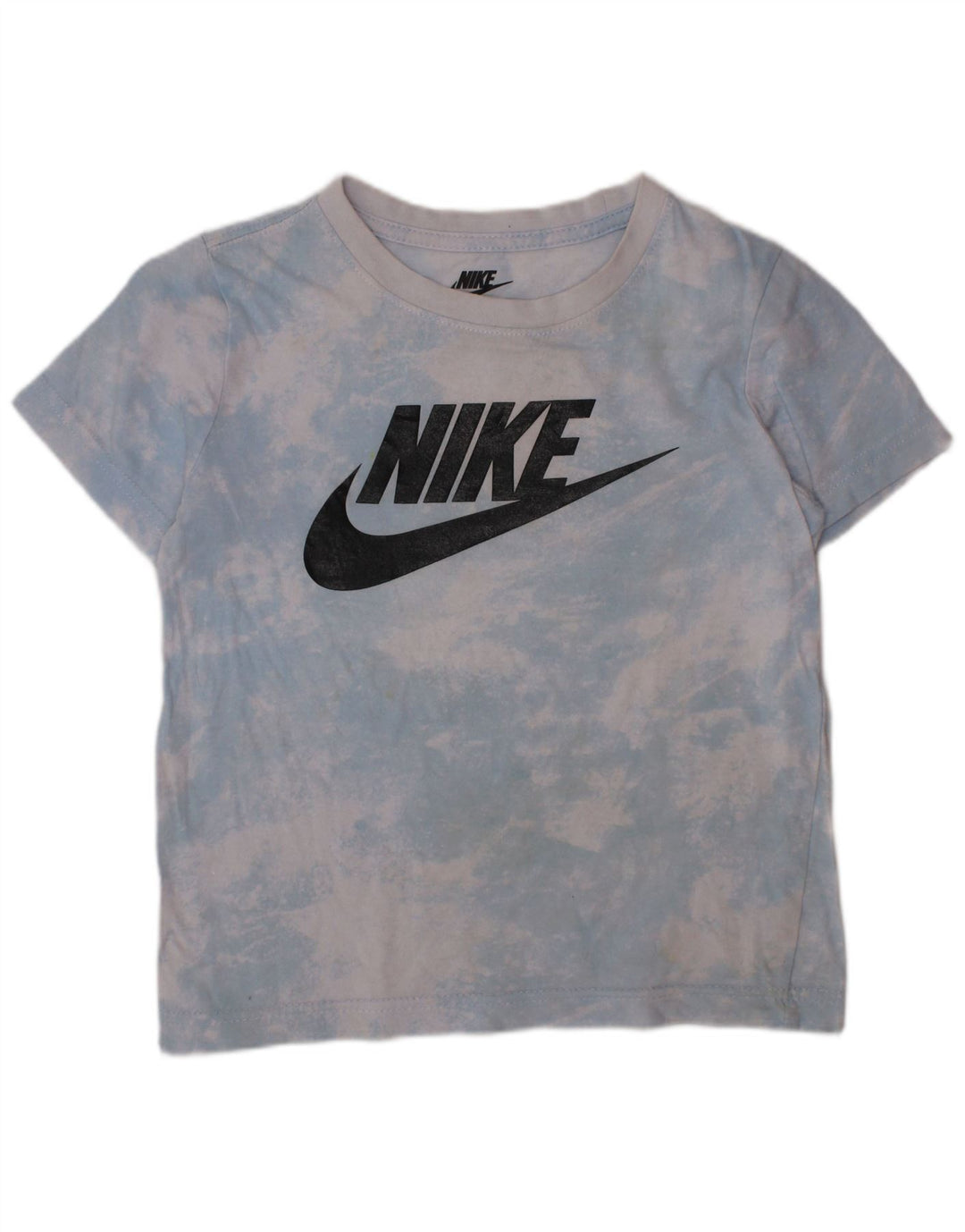 Chłopięcy T-shirt z grafiką NIKE Top 4-5 lat, mały, niebieski Tie Dye