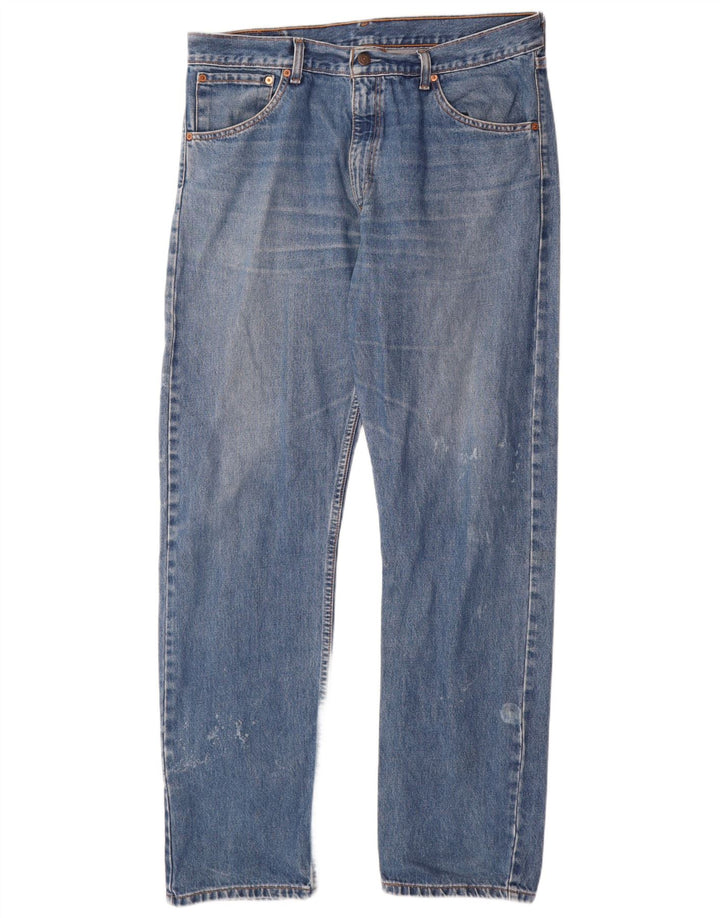 Męskie jeansy Levi's 521 Straight W38 L34 Niebieskie bawełniane