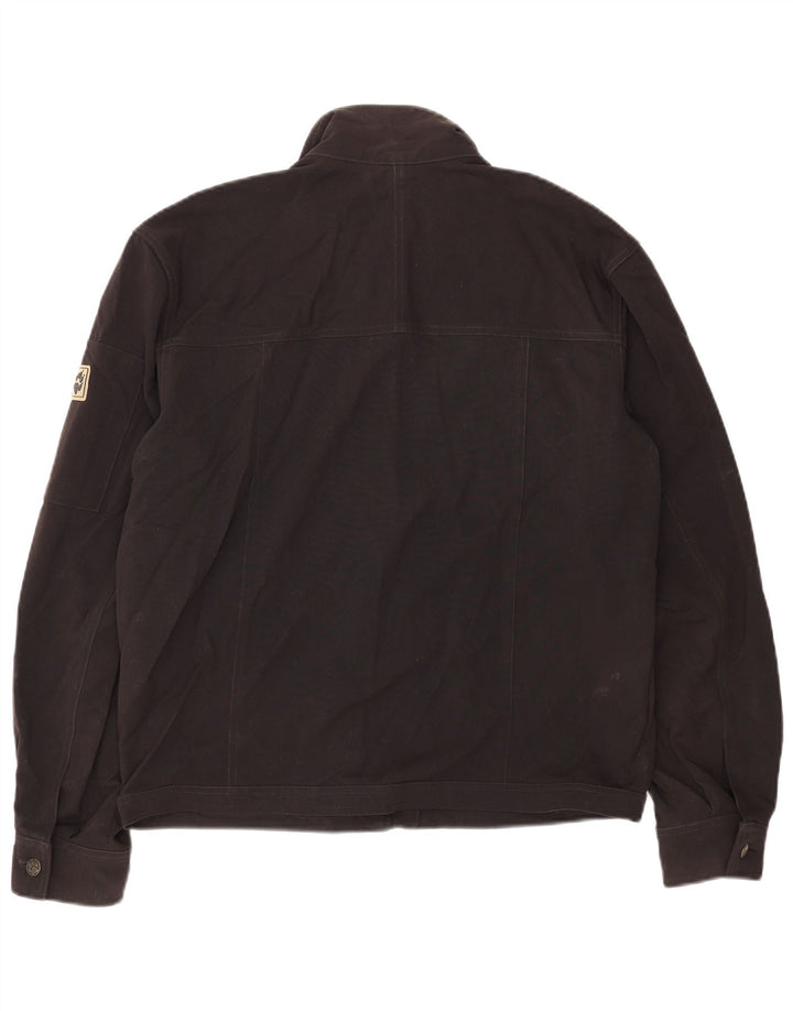Męska kurtka bomber Jack Wolfskin UK 40/42, duża, czarna, poliamidowa
