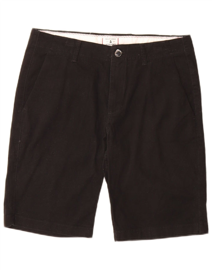 Męskie spodenki chino JACK & JONES, średnie W32, czarne, bawełniane