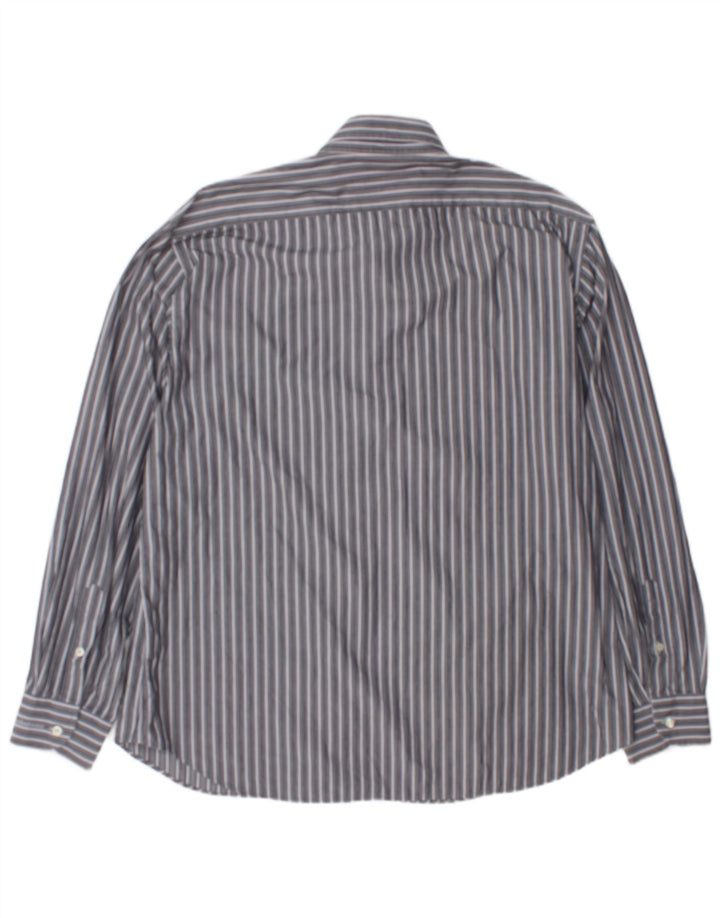 Koszula męska Roccobarocco rozmiar 45 18 2XL szara w paski