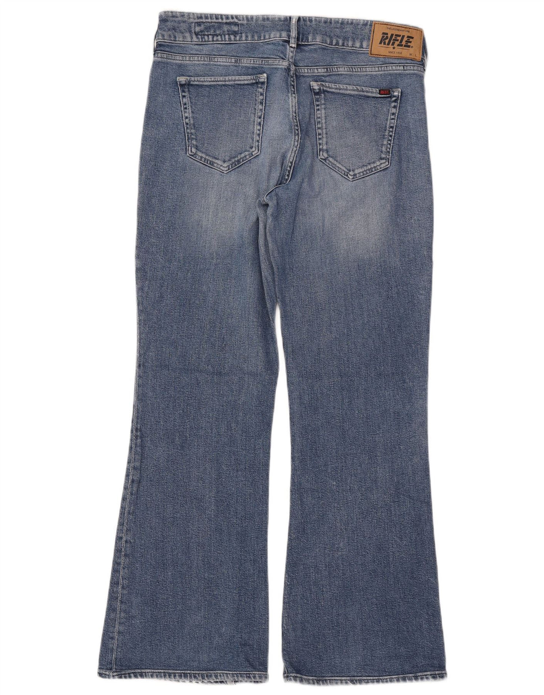 Damskie jeansy typu Bootcut Rifle W28 L34 Niebieskie, bawełniane