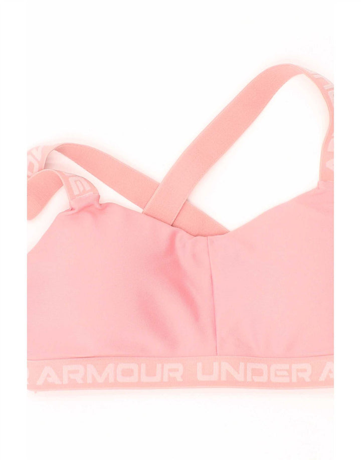 Damski top graficzny Under Armour, mały/średni, różowy, sportowy z blokami kolorów